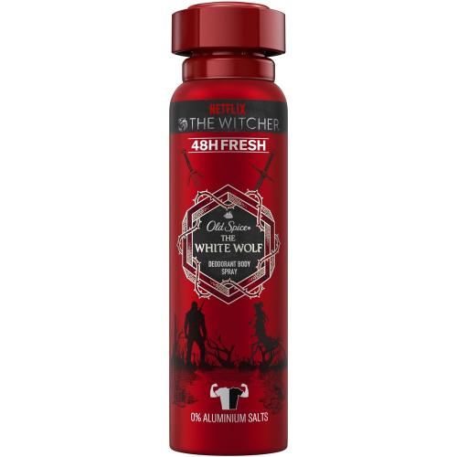 Old Spice The White Wolf, The Witcher Limited Edition, 48h Deodorant Body Spray Αποσμητικό Spray Σώματος για Άνδρες με Άρωμα Γκρέιπφρουτ, Σαγκουίνι & Νότες Musk 150ml